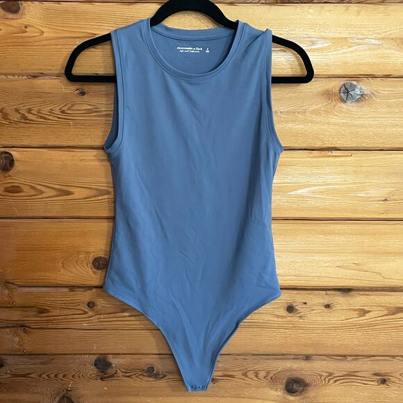 Abercrombie and Fitch soft AF body suit Blue Small - Picture 1 of 4